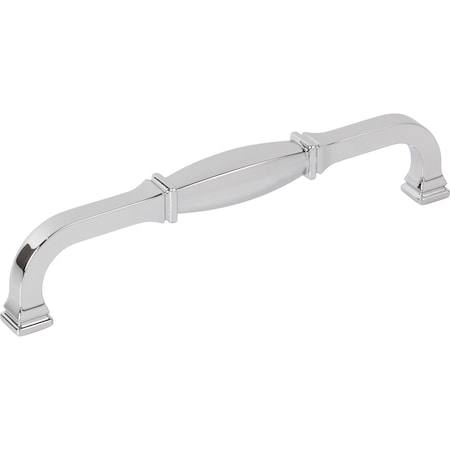 Jeffrey Alexander 160 mm Center-to-Center Polished Chrome Audrey Cabinet Pull 278-160PC